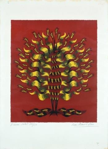 PICART LE DOUX Jean (1902-1982) 

Oiseau Soleil

Lithographie en couleurs sur papier...