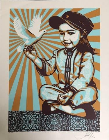 
Girl dove political obey, 2010
Sérigraphie...