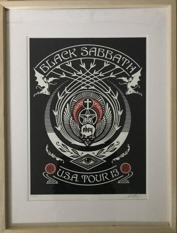 null 
Black Sabbath Tour, 2013
Sérigraphie sur papier daté et signé en bas à droite,...