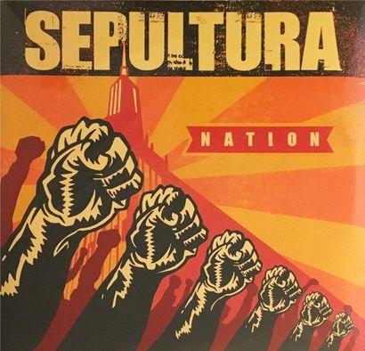 VINYLES 

Sepultura- Nation

Impression sur pochette de disque vinyl et disque vinyl

Offset...