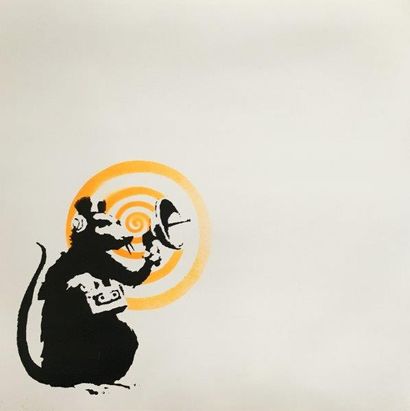 VINYLES BANSKY (Britannique, né en 1975)

Radar rat ( orange)

Impression sur pochette...