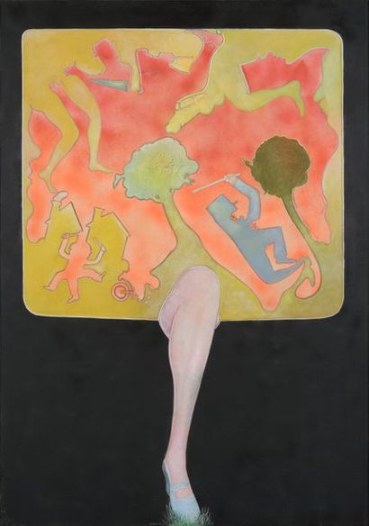 Hugh WEISS (1925-2007) PAYSAGE UNIJAMBISTE, 1973

Acrylique sur toile signée et datée...