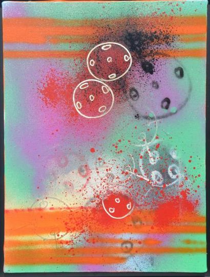 FUTURA 2000 (Lenny McGurr) “Untitled, #4” (Universe), 1985

Peinture aérosol et technique...