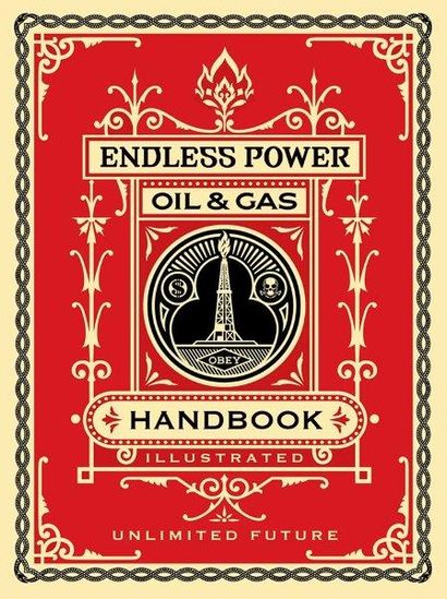 Shepard FAIREY (né en 1970) 
Endless Power, 2015
Sérigraphie en couleurs sur papier,...