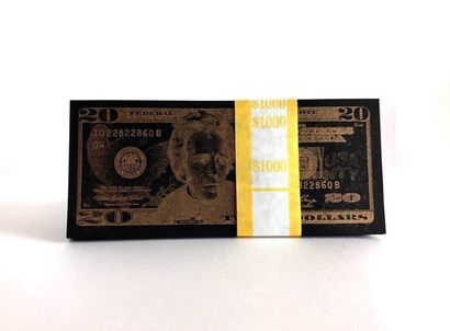 IMBUE ( Britannique) 
Counterfeit, ( Black Edition), 2016
Impression sur faux billets...