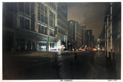 LOGAN HICKS (Américain, né en 1973) 
Soho Illuminated 2012
Photographie digital C...