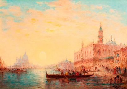 Charles-Clément CALDERON (1870-1906) CHARLES-CLÉMENT CALDERON (1870-1906)

Venise,...