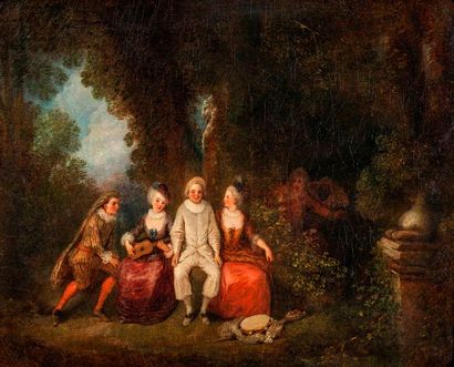 JEAN-ANTOINE WATTEAU (1684-1721) D’APRÈS JEAN-ANTOINE WATTEAU (1684-1721) D’APRÈS

Pierrot...
