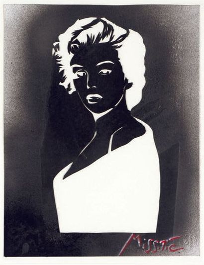 MISS.TIC (Française, née en 1956) MISS.TIC (Française, née en 1956) Portrait de Marilyn...