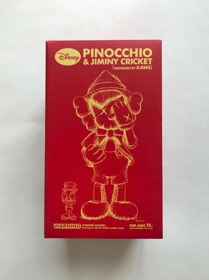 KAWS (né en 1974) KAWS (né en 1974)
Pinocchio & Jiminy Cricket, 2010
Figurines en...