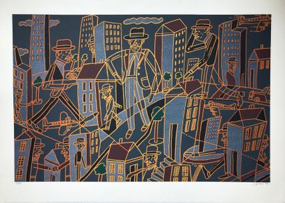 SEGUI Antonio (né en 1934) SEGUI Antonio (né en 1934) 

Ville nocturne, 1990

Lithographie...