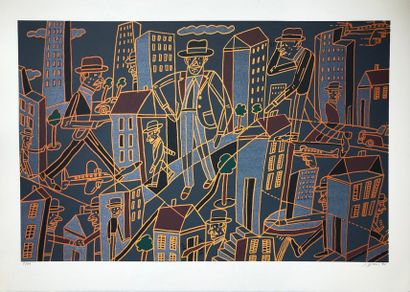 SEGUI Antonio (né en 1934) SEGUI Antonio (born in 1934) 

Ville nocturne, 1990

Lithography...