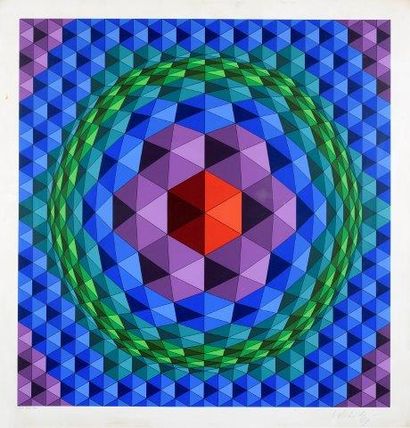 VASARELY Victor (1906-1997) VASARELY Victor (1906-1997)

Tetcie

Screenprint in colours...