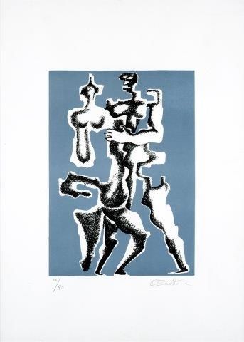 ZADKINE Ossip (1890-1967) ZADKINE Ossip (1890-1967)

Composition au personnage

Lithography...