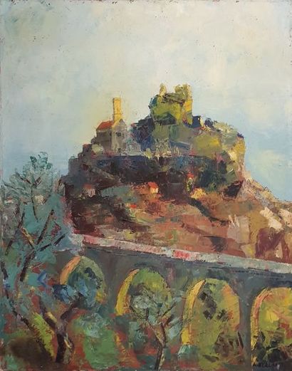 BERLANT Alexandre (1921-1994) BERLANT Alexandre (1921-1994)
Paysage d’Eze
Huile sur...