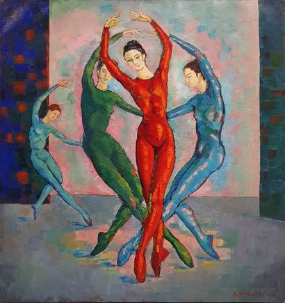 BERLANT Alexandre (1921-1994) BERLANT Alexandre (1921-1994)
Danseuses, 1974
Huile...