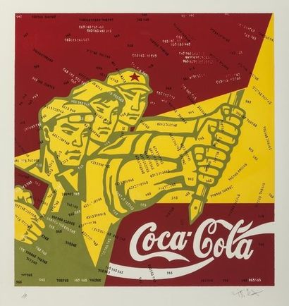 WANG GUANGYI (NE EN 1957) WANG Guangyi (né en 1957)

Coca Cola (red), 2006 

Lithographie...