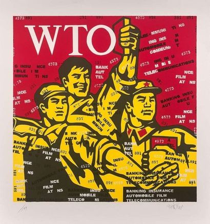 WANG GUANGYI (NE EN 1957) WANG Guangyi (né en 1957)

Great criticism: WTO, 2006

Lithographie...