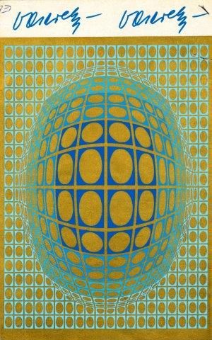 VASARELY Victor (1906-1997) VASARELY Victor (1906-1997)

Sans-titre (fond doré) 

Carton...