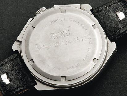TUTIMA (Chronographe pilote Military - Bund / Titane), vers 1990 Chronographe de...