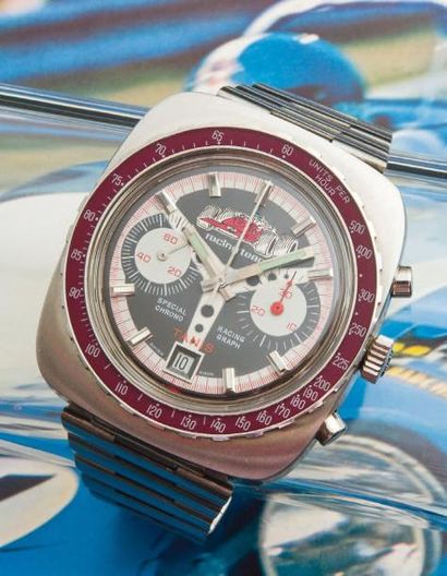 TANS (Chronographe Racing Team), vers 1975 Imposant chronographe de course des Années...
