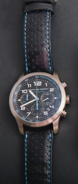 PORSCHE DESIGN (Chronographe Titane Dashboard Bleu / P'6612 - 333 expls), vers 2007...