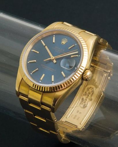 ROLEX (Oyster Perpetual/ Date Or réf. 15238), vers 1998