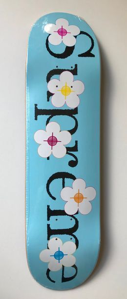 SUPREME SUPREME

Flower Deck (Bleu), 2017

Sérigraphie sur skateboard

81,3 x 20,3...