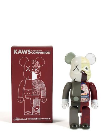 KAWS (Américain, né en 1974) Dissected Companion Bearbrick 400% (Brown), 2008

Figurine...