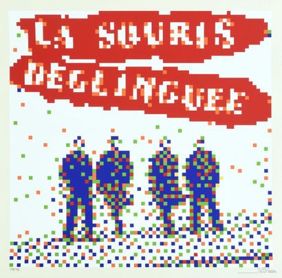 INVADER (Français, né en 1969) La Souris Deglinguée, 2014

Sérigraphie en couleur...