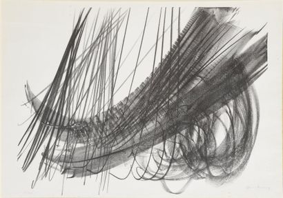 Hans HARTUNG (1904-1999) Hans HARTUNG (1904-1999)

UNTITLED

Lithograph signed lower...