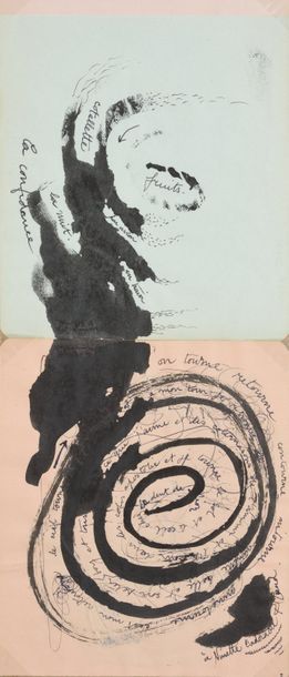 Roland Penrose (1900-1984) Roland PENROSE (1900-1984)

LA CONFIDENCE, 1957

Encre...