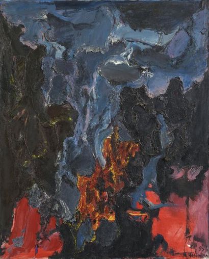 Philippe HOSIASSON (1898-1978) Philippe HOSIASSON (1898-1978)

BLUE RED BLACK, 1967

Huile...