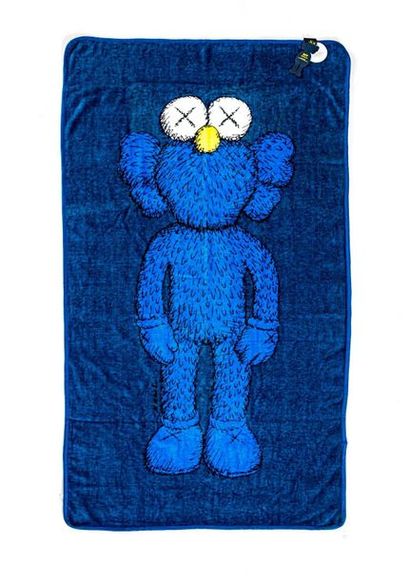 KAWS (né en 1974) BFF BEACH TOWEL,


2016


Sérigraphie sur serviette de


plage...