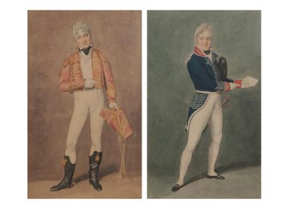 Samuel de WILDE (1747-1832). Militaires Deux...