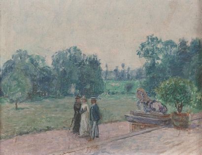 null Charles de MEIXMORON de DOMBASLE (1839-1912) attribué à
Parc de Saint Seine,...