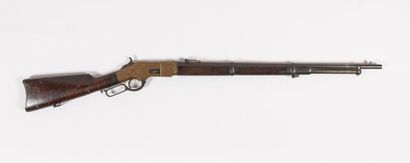 null Fusil WINCHESTER modèle 1866 platine bronze calibre 44.
Longueur du canon :...