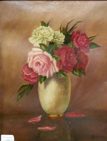 null CAMUS (XXe)
Roses dans un vase.
Huile sur toile signée en bas à droite.
37 x...