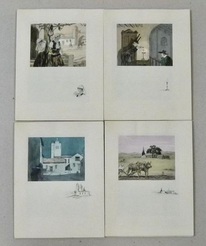 null Gil Blas de Santillane in- 4°, daté 1955, 4 vol. +1 vol. d’illustrations tiré...