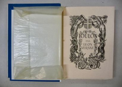 null Toulon de Léon Vérone, in-8° Jesus, Edition de 1948, E. Montbarbon à Toulon,...