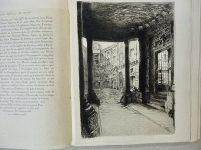 null Vieux Hôtels de Paris de Léon Gosset, in 4°, édition de Henri Colas de 1945,...