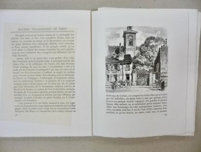 null Eglises villageoises de Paris de Louis Guimbaud, in-4° grand. Edition Les Eclectiques...