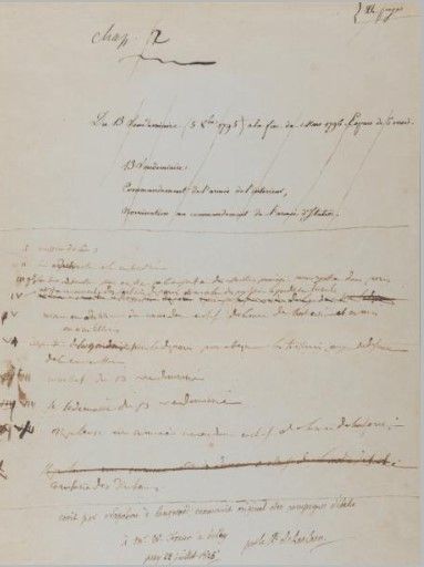 null NAPOLEON 1er (Ajaccio 1769 – 1821), Premier Empereur.
Manuscrit autographe signé...
