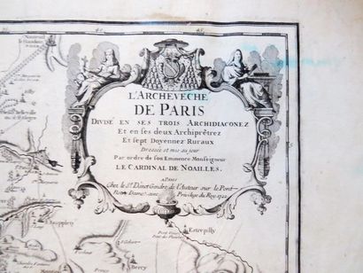 null Quatre feuilles (ABCD): «L’Archevêché de Paris» 
Chez le Sr DANET, gendre de...