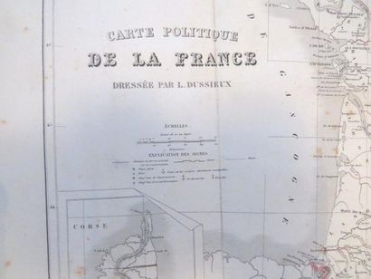 null «Carte Politique de la France»
par L. DUSSIEUX 
Tirée de «l'Altlas Général»...