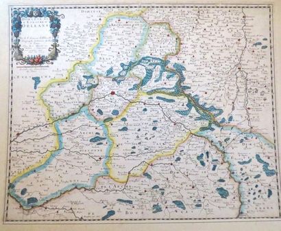 null «Diocèse de l’Evesché d’Orléans par Sanson d’Abbeville»
1653, en feuille colorée....