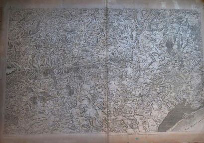 null «Grande carte de Languedoc»
Première moitié du XIXe siècle.
En feuille, gravée...