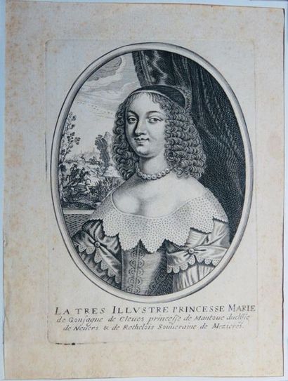 null Moncornet Balthazar (graveur 1600-1668), 
«La très illustre princesse Marie...
