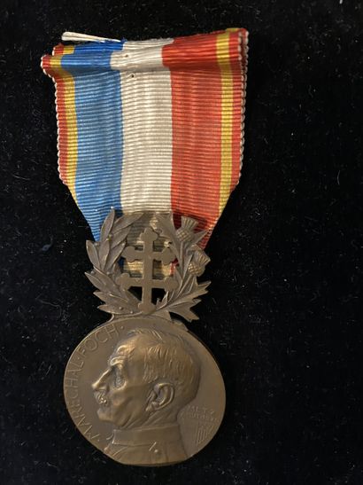 null Médaille de la Délégation Lafayette des Chevaliers Colombs à l'éffigie du Maréchal...