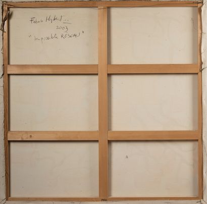 null Fabrice HYBER (1961)

"Impossible réseau"

Technique mixte sur toile signée,...